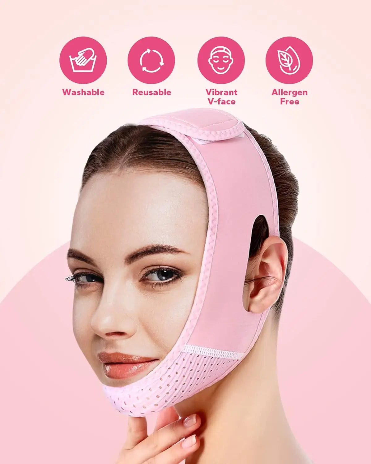 Reusable V-Line Face Strap – Define Your Jawline Naturally