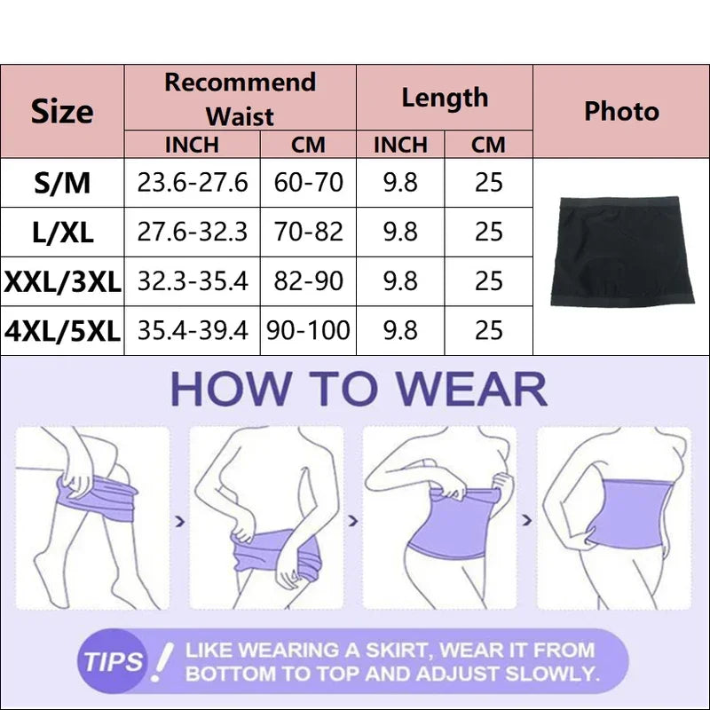 Hot Sauna Sweat Belt – Slimming Waist Trainer for Women