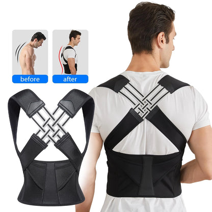 Premium Posture Corrector for Women and Men– Relieve Back Pain & Restore Confidence