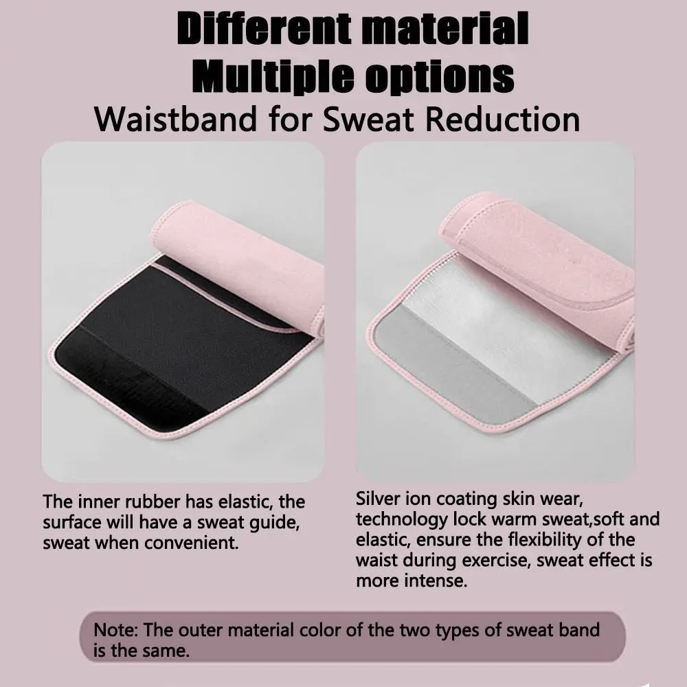 Sweat-Resistant Sports Waist Support Belt – Adjustable & Slimming