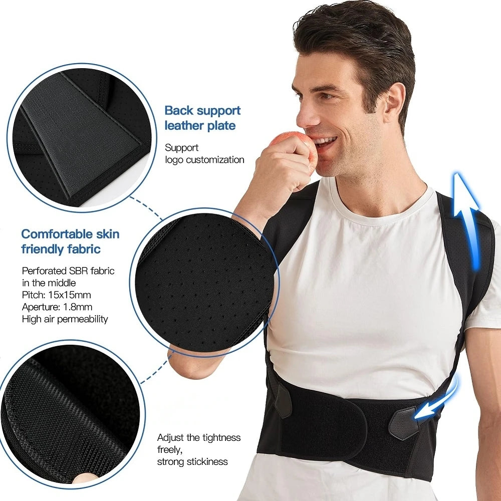 Premium Posture Corrector for Women and Men– Relieve Back Pain & Restore Confidence