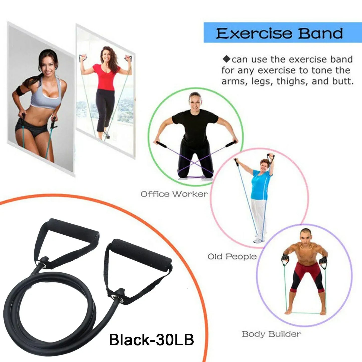 Resistance Bands with Handles – Full-Body Training Anywhere