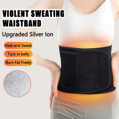Sweat-Resistant Sports Waist Support Belt – Adjustable & Slimming