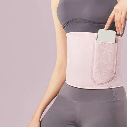 Sweat-Resistant Sports Waist Support Belt – Adjustable & Slimming